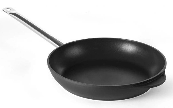 Patelnia indukcyjna Profi Line z odlewu aluminium powlekana tytanem śr. 320 mm | Hendi 629345