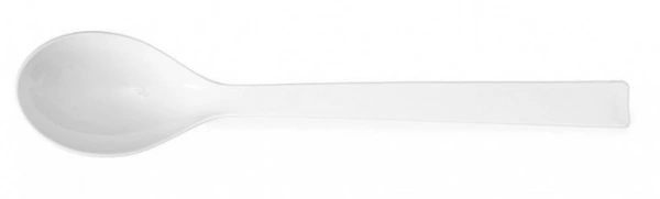 Łyżka do sałatek z tworzywapoj. 0,06 l, biała | Hendi 564400