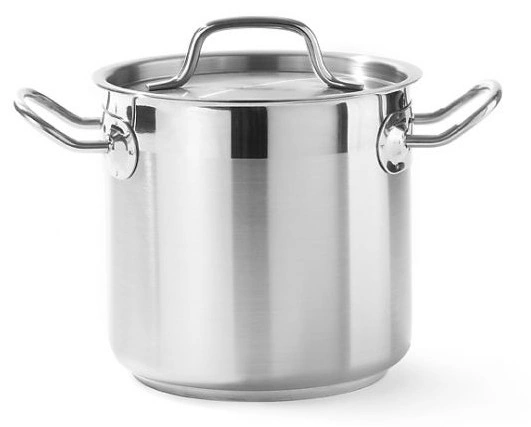 Garnek wysoki Profi Line z pokrywką, dno Sandwich 3 l; śr. 160 x 150 h | Hendi 832004