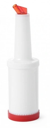 Dyspenser barmański 2-częściowy czerwony | Hendi 557600