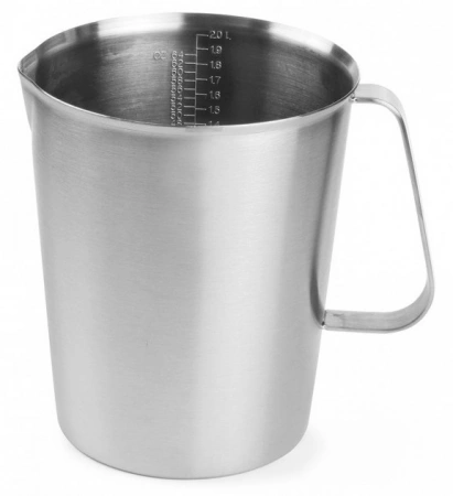 Miarka stalowa z podziałką 0,5 l | Hendi 516102