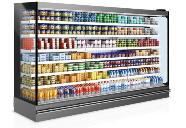 Otwarty regał chłodniczy pod agregat zewnętrzny, 6 półek, górne oświetlenie LED | IGLOO VARIO H Otwarty regał chłodniczy pod agregat zewnętrzny, 6 półek, górne oświetlenie LED | IGLOO VARIO H