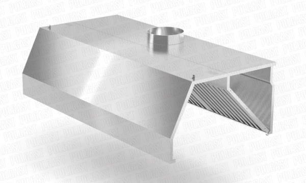 Okap przyścienny trapezowy - głębokość 800mm Okap przyścienny trapezowy - głębokość 800mm