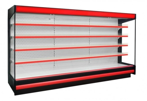 Otwarty regał chłodniczy z roletą nocną, głębokość 790 mm | COLD EVEREST R E