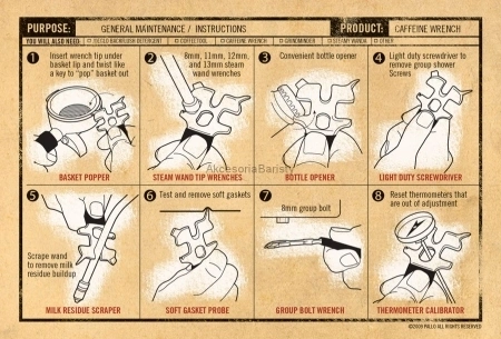 Klucz baristyczny Pallo wielofunkcyjny Klucz baristyczny Pallo wielofunkcyjny