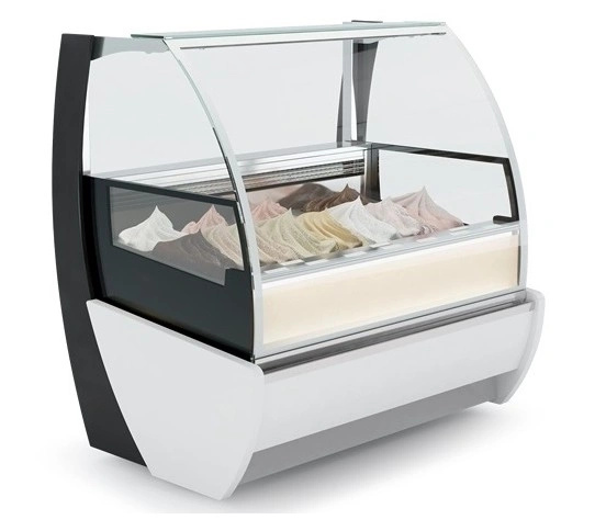 Dystrybutor do lodów na 10 smaków, szyba gięta | IGLOO KAMELEO ICE