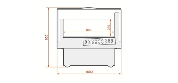 Wyspa sprzedażowa chłodnicza | WCC CALYPSO 02 Wyspa sprzedażowa chłodnicza | WCC CALYPSO 02
