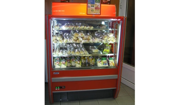 Otwarty regał chłodniczy ze pełnymi półkami, głębokość 660mm, wysokość 1,55m | COLD ALABAMA R NA