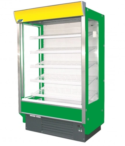 Otwarty regał chłodniczy z przeszkolonymi bokami, głębokość 800mm | COLD TOKYO R SN