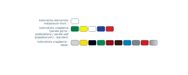 Szafa chłodnicza z podwójnymi, przeszklonymi drzwiami przesuwnymi, wysokość 2m | COLD ASTANA SW DR