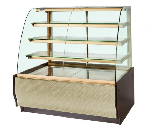 Witryna chłodnicza cukiernicza z giętą szybą, głębokość 930 mm, oświetlenie LED | COLD CARMELLO C Gn Witryna chłodnicza cukiernicza z giętą szybą, głębokość 930 mm, oświetlenie LED | COLD CARMELLO C Gn