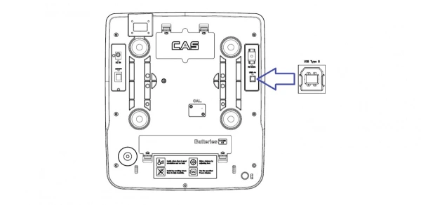 Waga sklepowa PR-II 15B z portem USB Waga sklepowa PR-II 15B z portem USB
