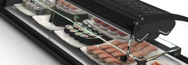 Witryna ekspozycyjna na sushi SAYL Shark