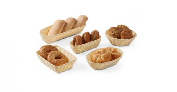 Kosz okrągły z polirattanu - średnica 20 cm