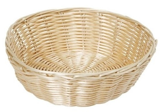 Kosz okrągły z polirattanu - średnica 20 cm