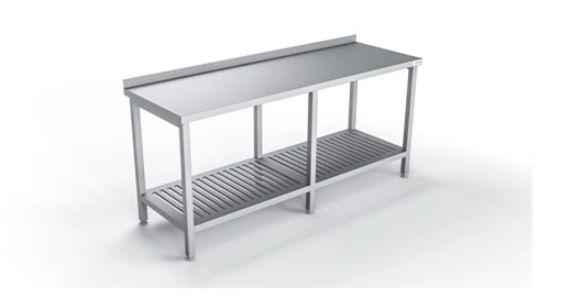 Stół roboczy z półką gretingową - 50-280 cm