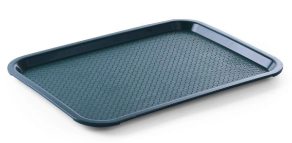 Taca z polipropylenu - FAST FOOD 305x415 mm zielona | Hendi 878934