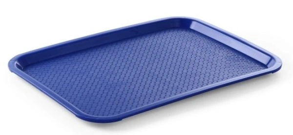 Taca z polipropylenu - FAST FOOD 305x415 mm niebieska | Hendi 878927