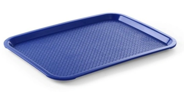 Taca z polipropylenu - FAST FOOD 350x450 niebieska | Hendi 878828