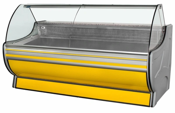 Lada chłodnicza z giętą szybą, głębokość 1055mm | COLD RODA W G