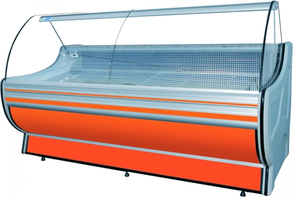 Lada chłodnicza z giętą szybą, głębokość 1055mm | COLD RODA W G