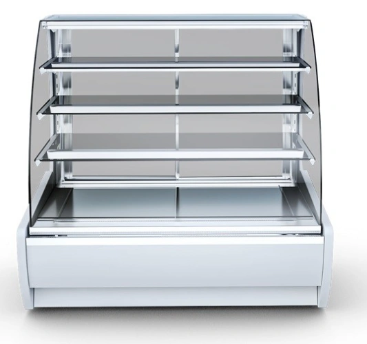 Witryna cukiernicza chłodnicza, gięta szyba | IGLOO KAMELEO