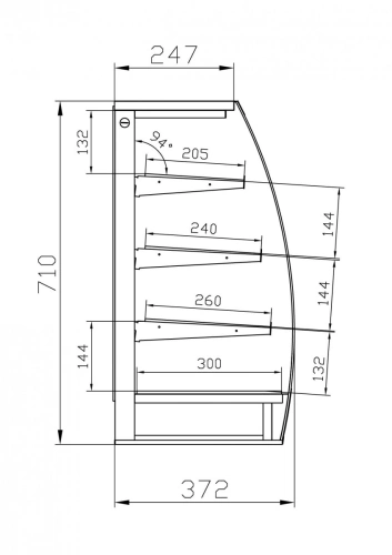 Witryna cukiernicza neutralna | Cebea PAVLO