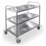 Wózek kelnerski 900 x 500 mm z trzema półkami
