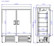 Szafa chłodnicza z pełnymi drzwiami | IGLOO OLA P