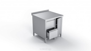 Stół roboczy z szafką i szufladami - 80-160 cm