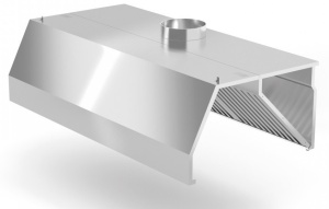 Okap przyścienny trapezowy - głębokość 900mm
