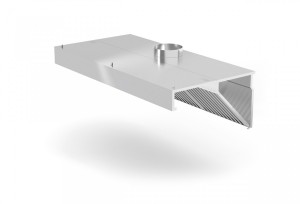 Okap przyścienny skośny - głębokość 1100mm