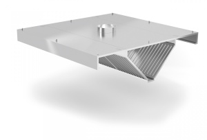 Okap centralny skośny - głębokość 2200mm
