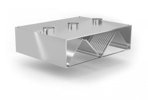 Okap centralny indukcyjny - głębokość 2200mm