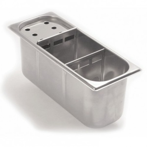 Pojemnik do mycia sztućców 3 komory | KP-AVP-27121