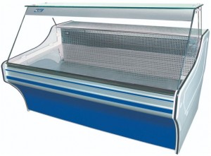 Lada chłodnicza z prostą szybą, głębokość 1090 mm | COLD VIGO W S-w