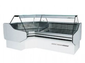 Lada chłodnicza narożna ze skośną szybą | COLD VIGO W SN-w-v-k