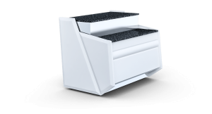 Lada sprzedażowa 2-stopniowa, blat granitowy | IGLOO PICO