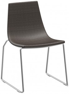 Krzesło wiklinowe ciemnobrązowe | Go In Cesto