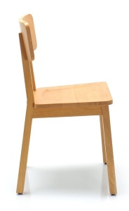 Krzesło drewniane dębowe naturalne | Go In Jardim