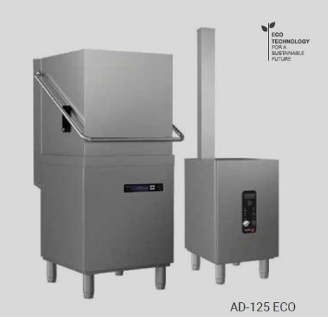 Zmywarka kapturowa sterowana elektronicznie | ECO | kosz 500x500 mm | 9 kW | 400 V | FAGOR AD-125 ECO