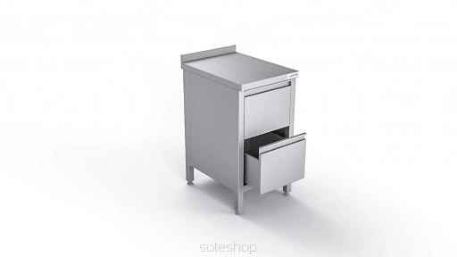Stół roboczy z szufladami
