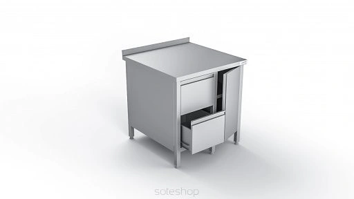 Stół roboczy z szafką i szufladami - 80-160 cm