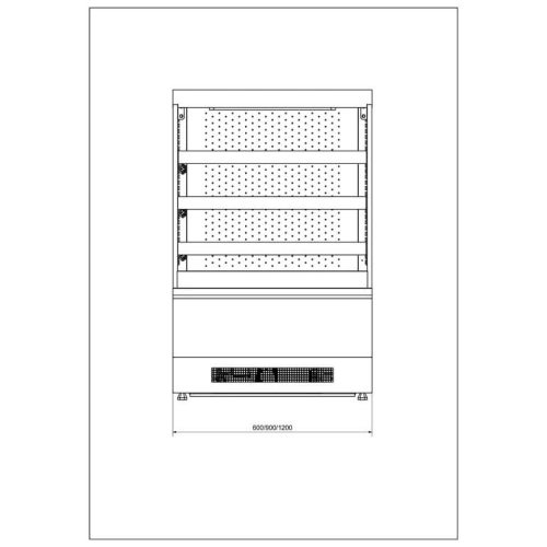 Witryna cukiernicza Juka R-1 VIENNA O ; C-1 VIENNA Z