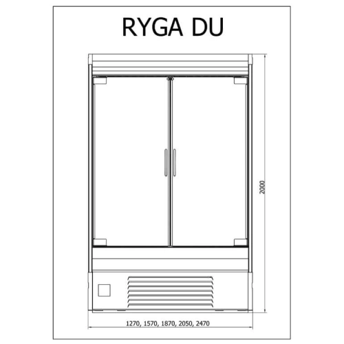 Regał chłodniczy JUKA R-1 RYGA