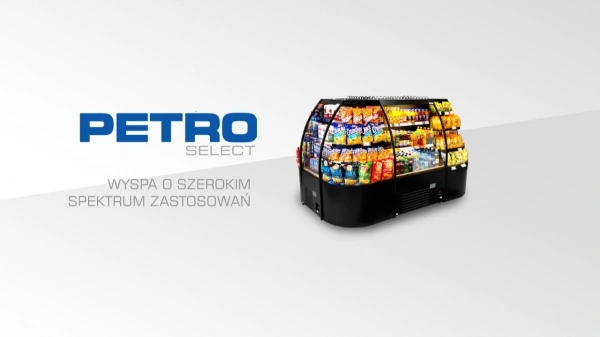 Regał chłodniczy samoobsługowy, wbudowany agregat, oświetlenie LED | IGLOO PETRO SELECT
