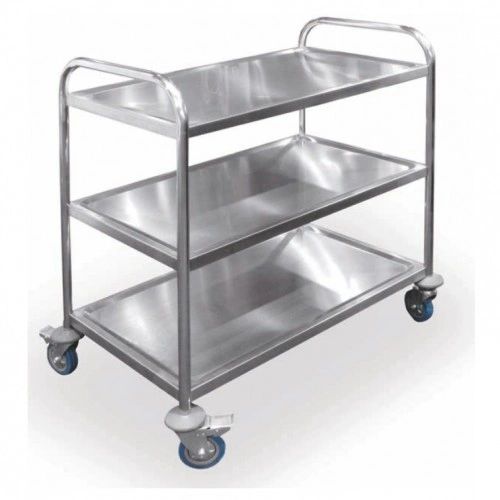 Wózek kelnerski 900 x 500 mm z trzema półkami