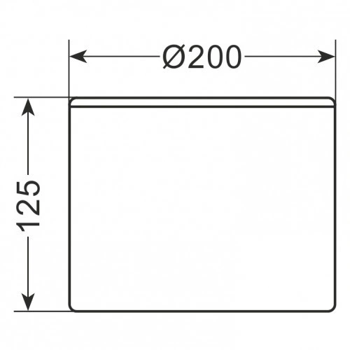 Kuweta okrągła do lodów 3,9 L | KP-CP-20-125