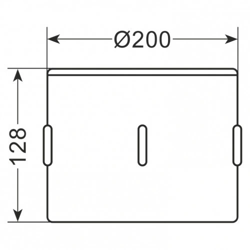 Kuweta okrągła do lodów antyrotacyjna 3,9 L | KP-CP-20-125AR