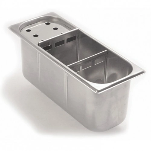 Pojemnik do mycia sztućców 3 komory | KP-AVP-27121